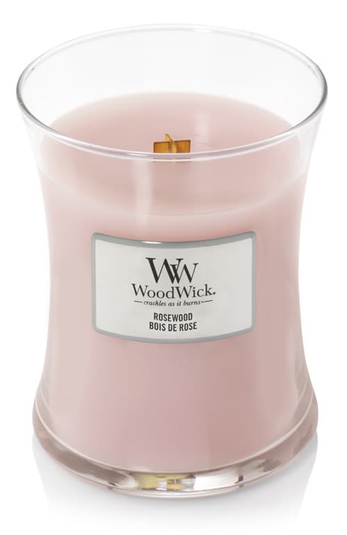 Woodwick sviečka stredná Rosewood