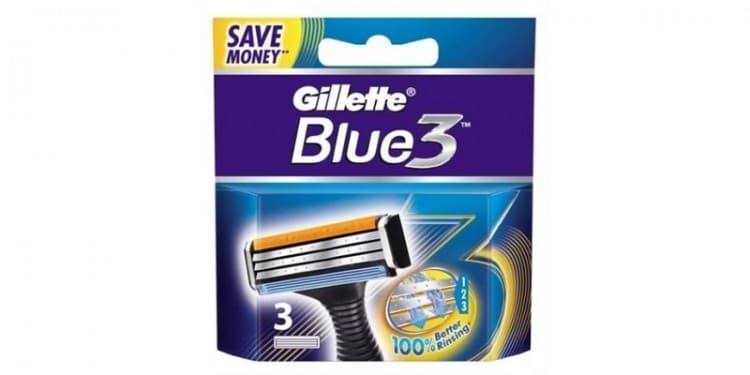 Gillette Blue 3 náhradné hlavice