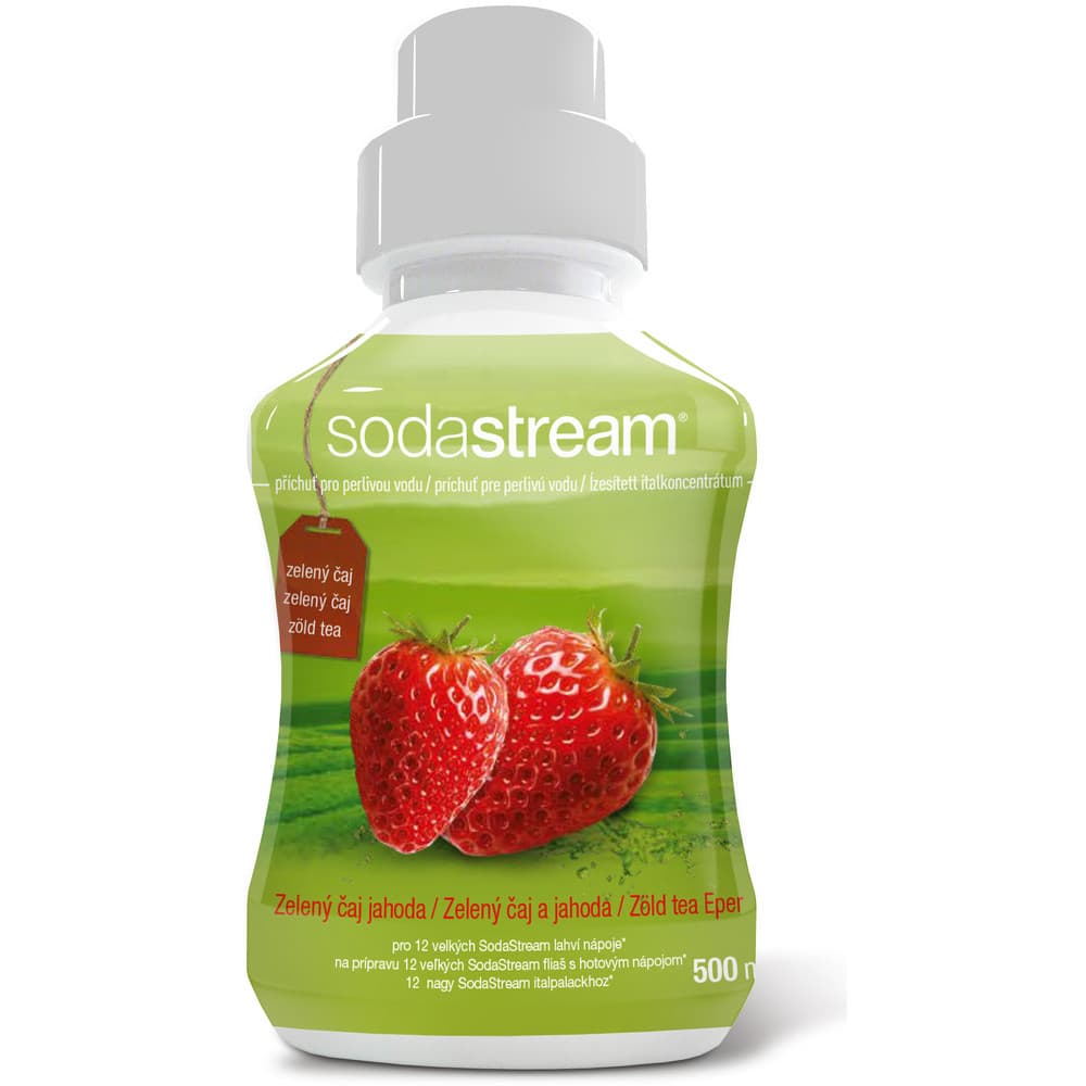 Príchuť do SodaStream Zelený čaj - jahoda 1