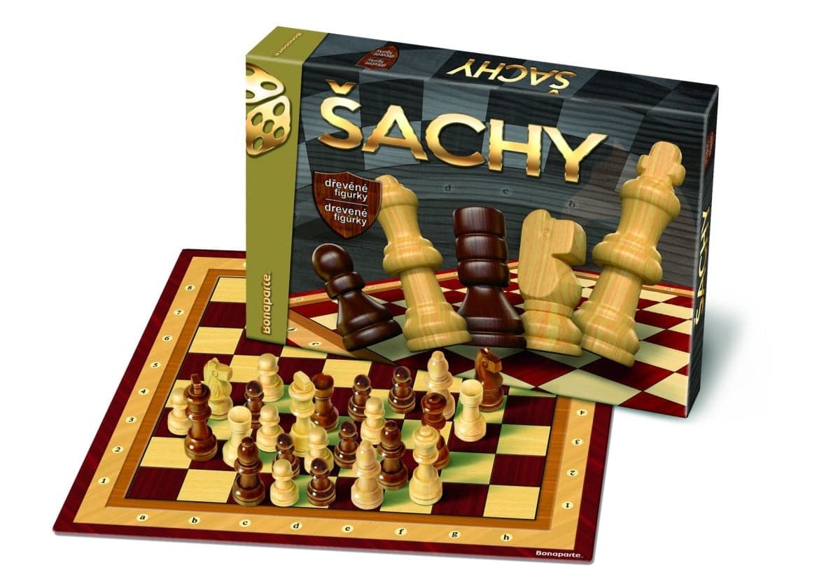 Šach - drevené figúrky