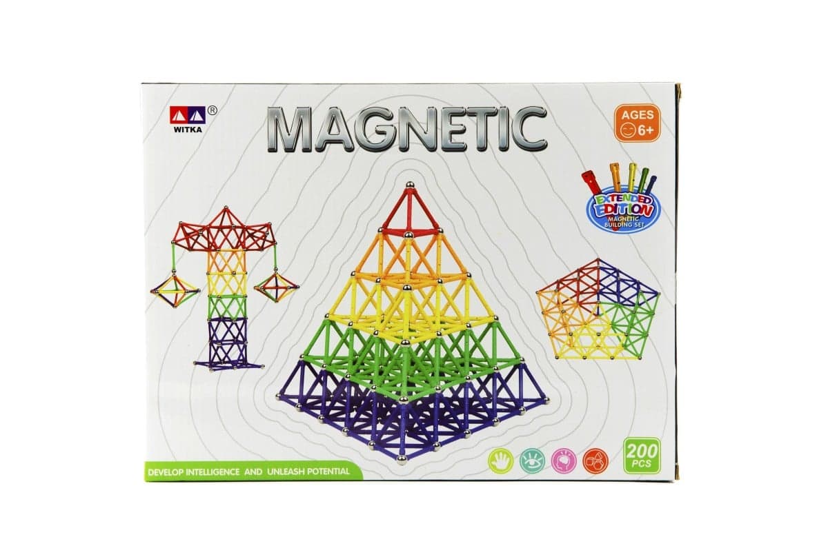 Magnetická stavebnica 200 ks