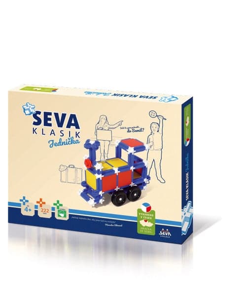 Stavebnica SEVA KLASIK Jednička 222 ks 1