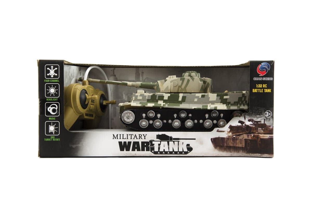 Tank RC TIGER I plast 25 cm so zvukom a svetlom 1