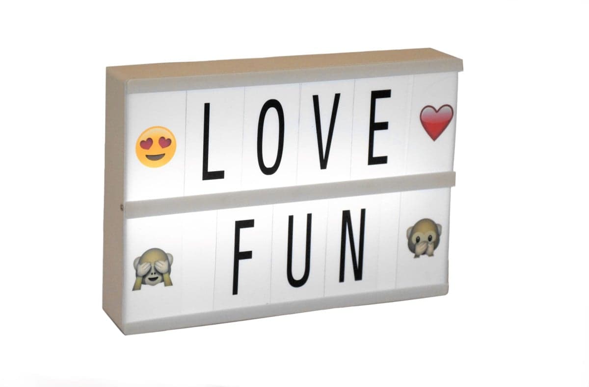LED svetelný box 100 písmen 1