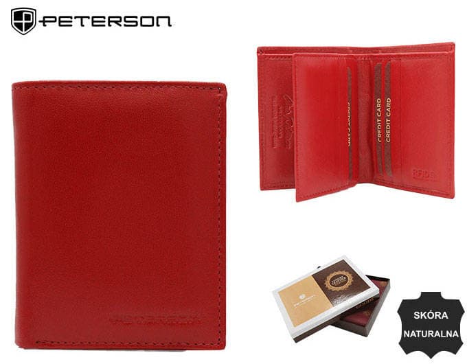 Malá, kožená dámska peňaženka bez zapínania - Peterson 1