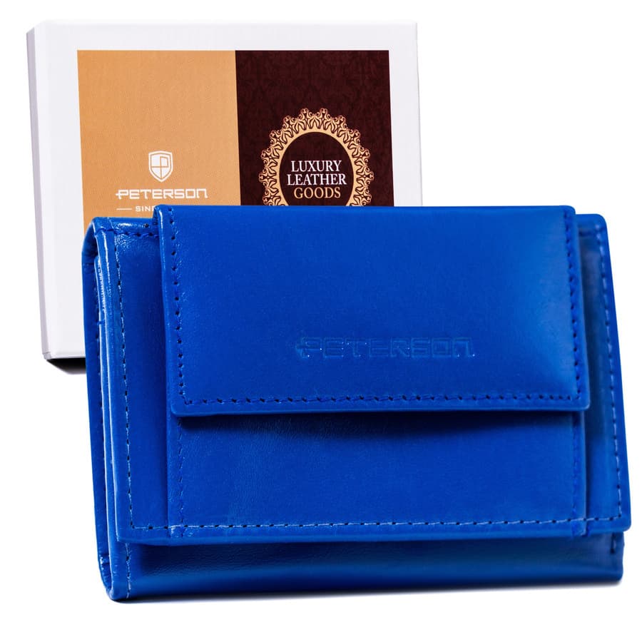 Malá, kožená dámska peňaženka s RFID Protect systémom - Peterson 1
