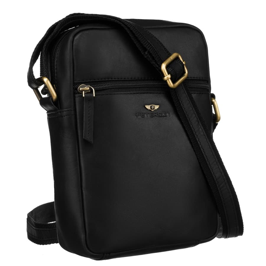 Pánska kožená crossbody taška - Peterson 1