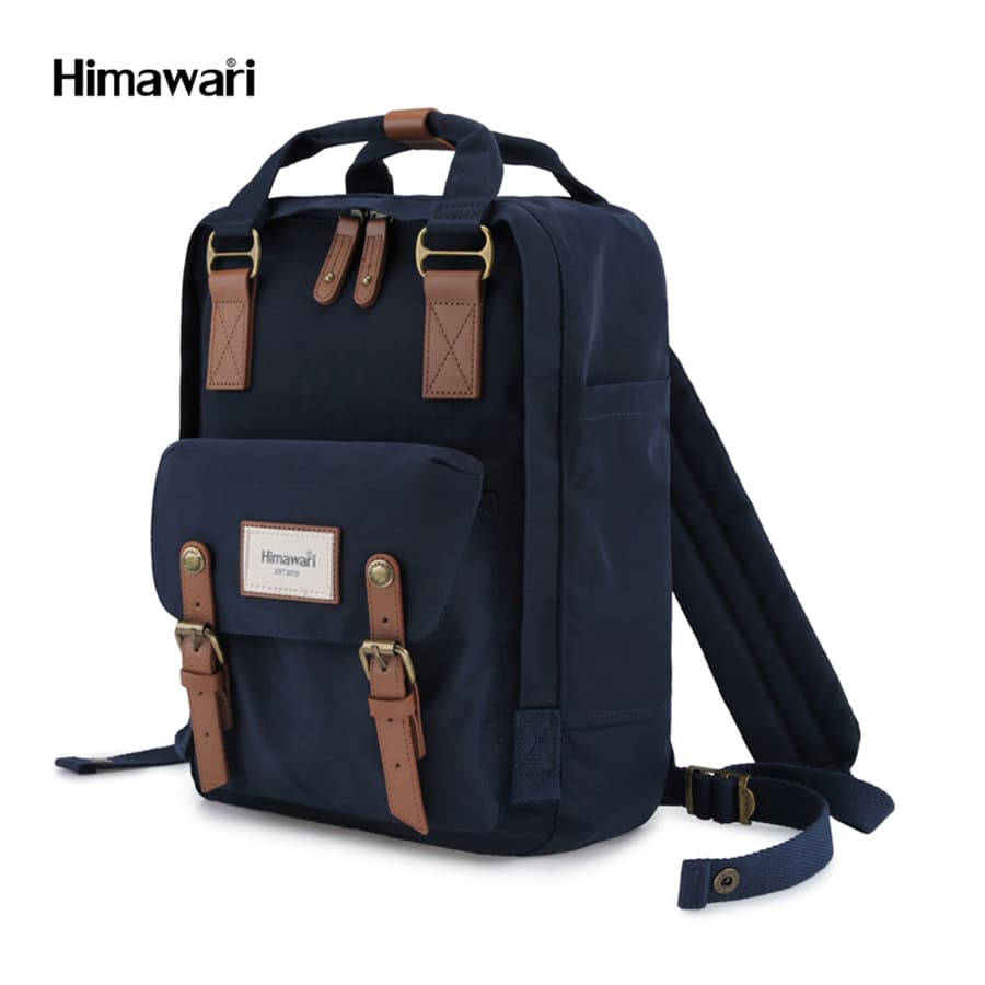 Moderný tmavomodrý športový ruksak s miestom na notebook - Himawari 1