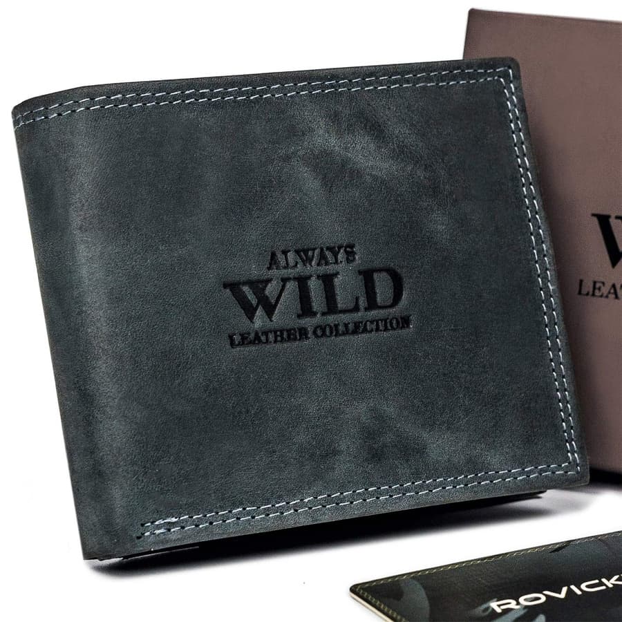 Kožená peňaženka s RFID systémom - Always Wild 1