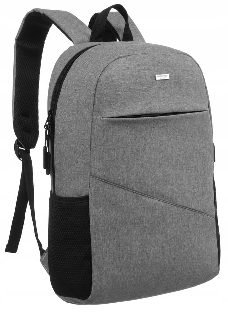 Veľký, pánsky batoh na notebook s USB portom - Peterson 1