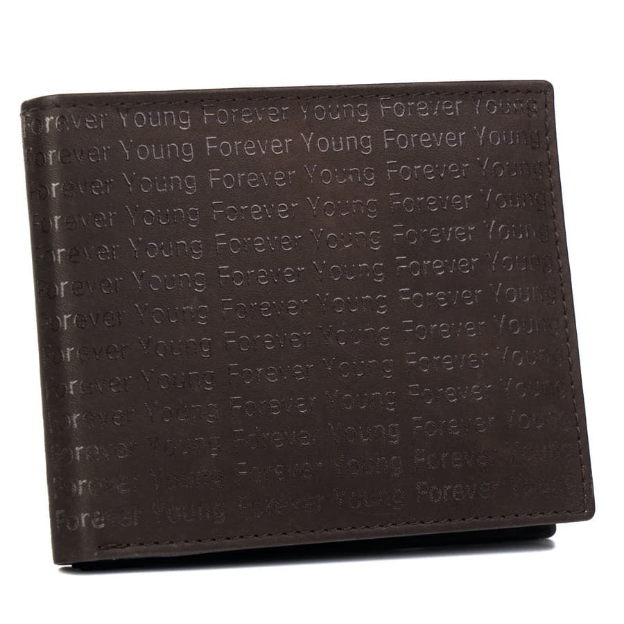 Kožená peňaženka s monogramom - Forever Young 1