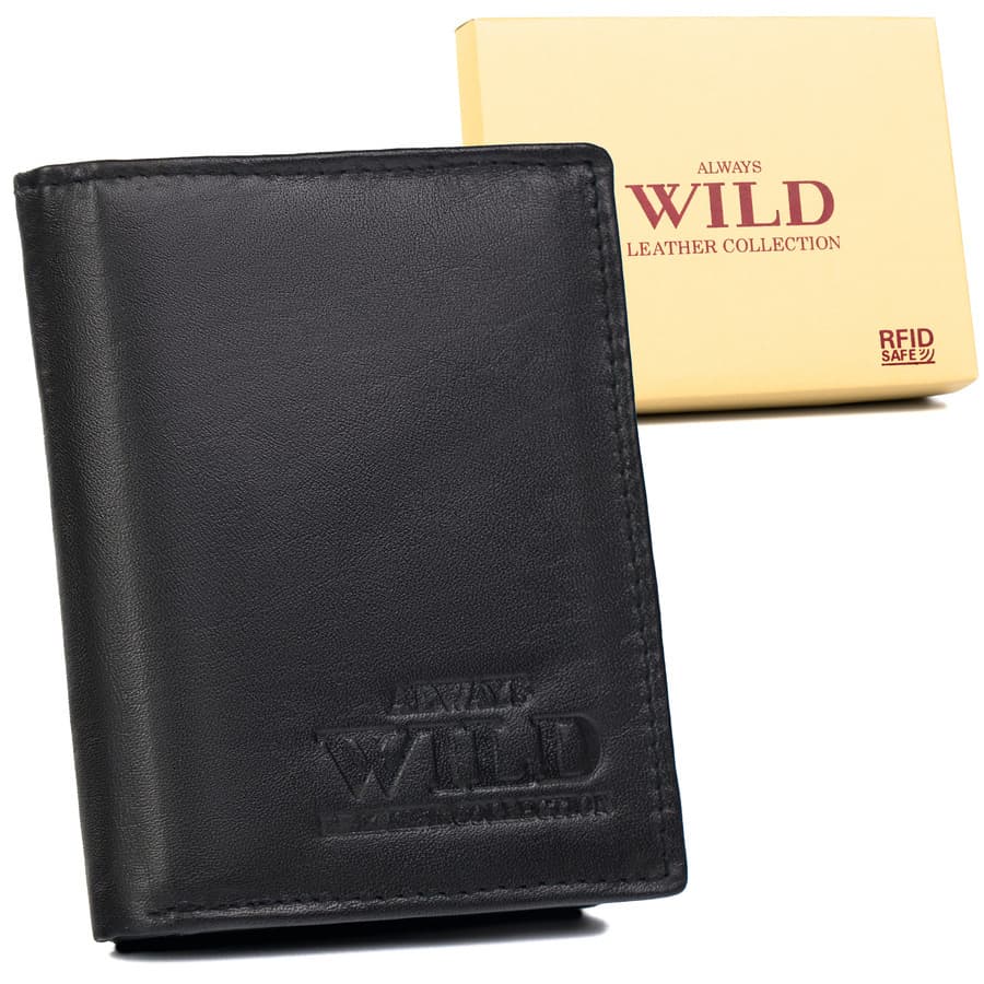 Pánska kožená peňaženka s vreckom na zips - Always Wild 1