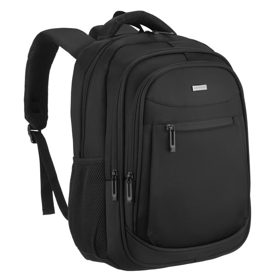 Pánsky cestovný ruksak na notebook 18 l čierny – ideálny ako palubná batožina