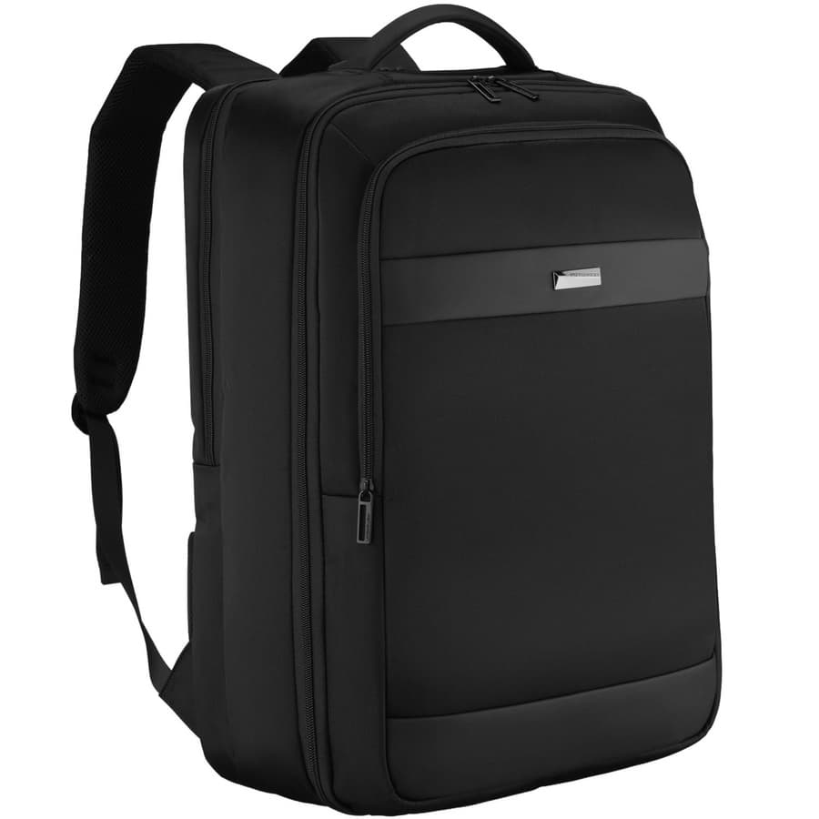 Cestovný čierny batoh z polyesteru na notebook 18" 1
