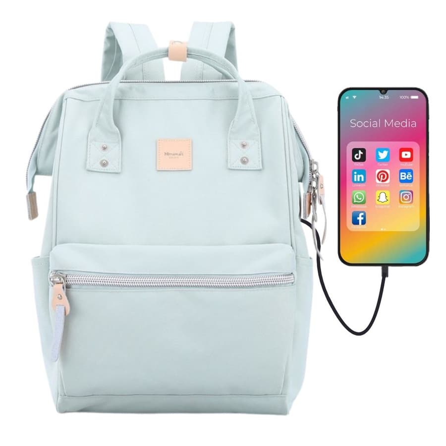 Dámsky mätový nepremokavý ruksak na notebook – Himawari 1