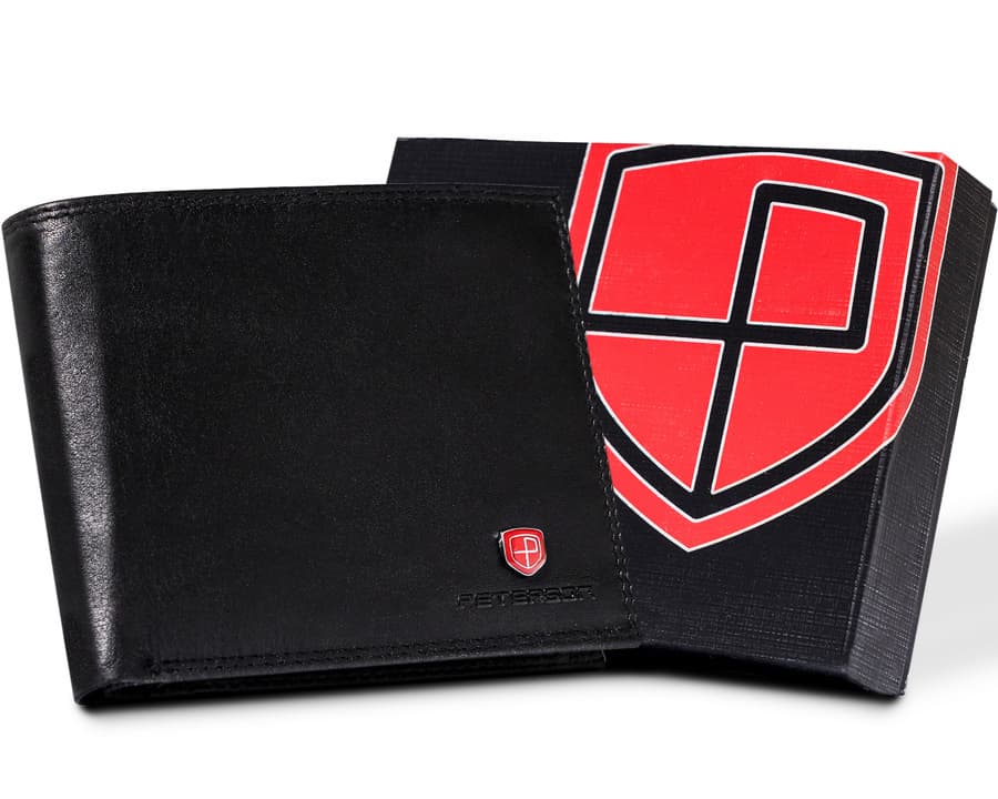 Pánska kožená peňaženka RFID Protect - Peterson 1