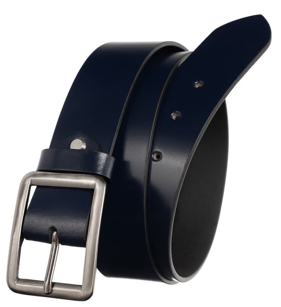 Tmavomodrý dámsky opasok s kovovou prackou Rovicky PRD-04-N navy skl. 1