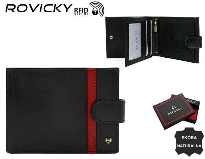 Pánska peňaženka z prírodnej kože - Rovicky 1
