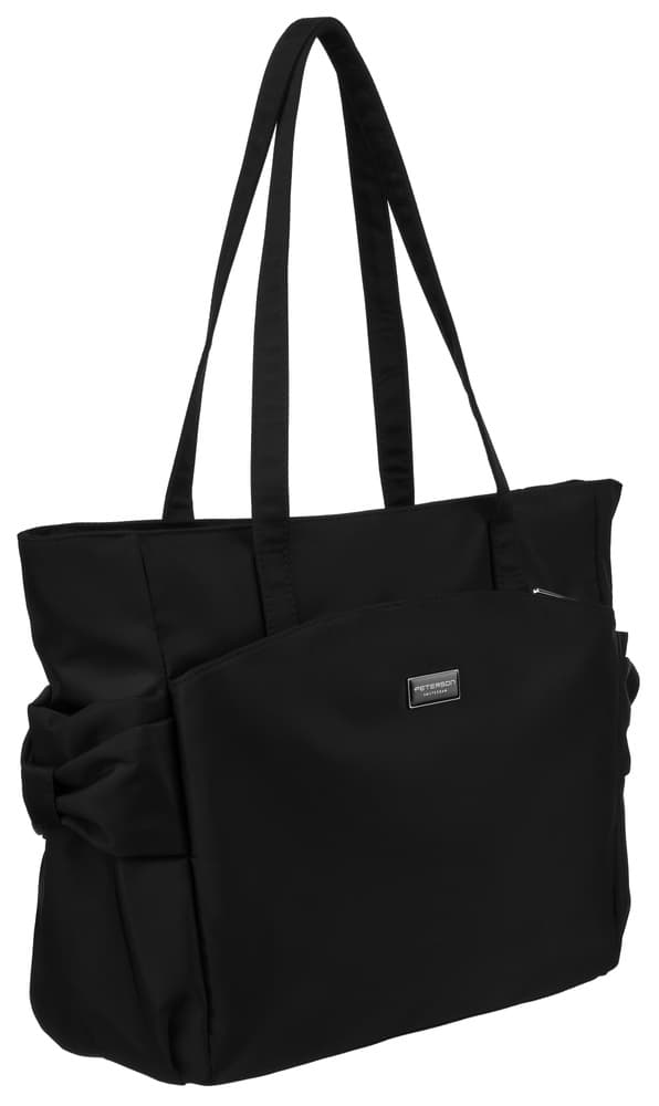Čierna nylonová shopper kabelka Peterson 1