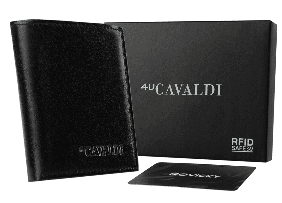 Pánska peňaženka z prírodnej kože s RFID systémom - 4U Cavaldi 1
