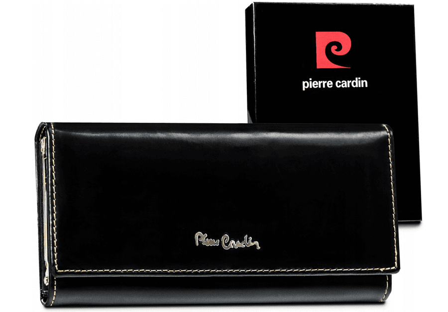Dámska čierna kožená peňaženka PIERRE CARDIN 456 PSP520. 1