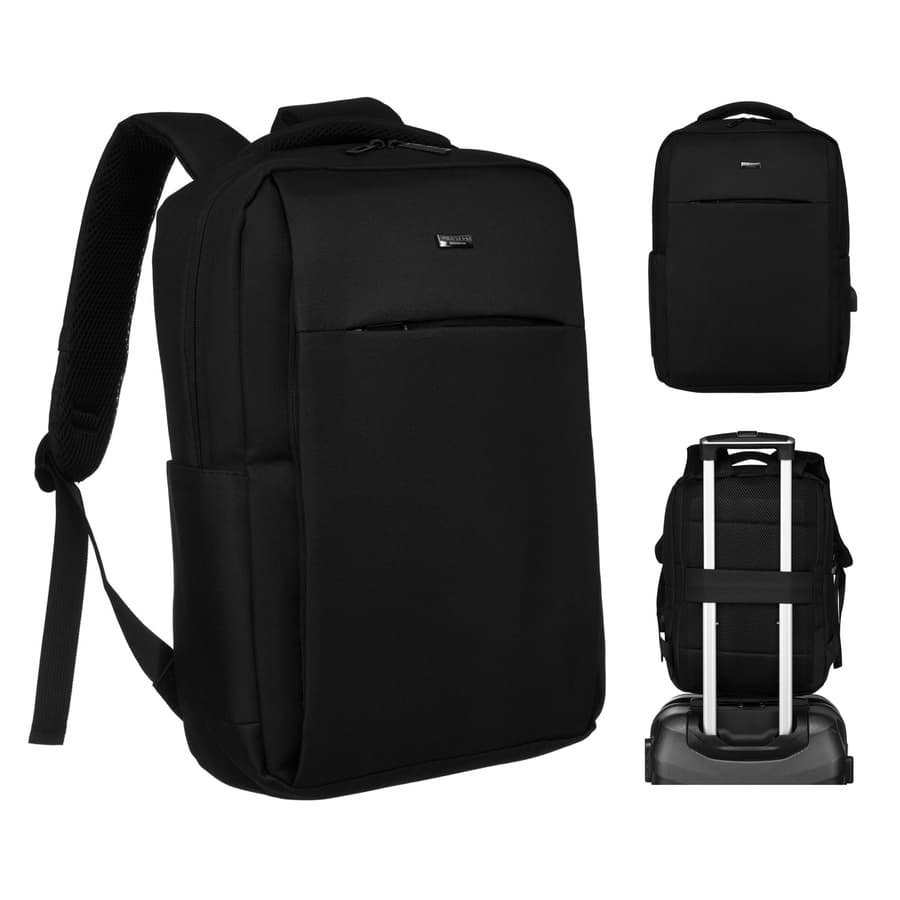 Minimalistický cestovný ruksak s USB portom – Peterson 1