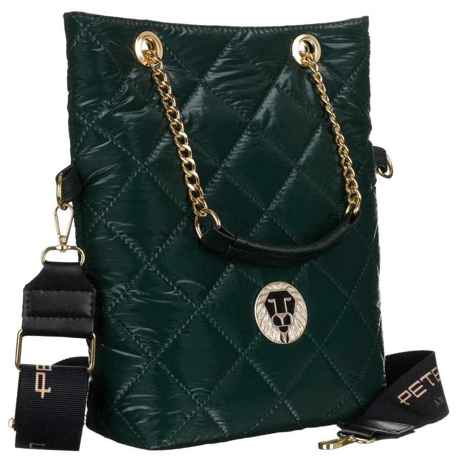 Prešívaná dámska crossbody kabelka Peterson s retiazkovými rúčkami 1