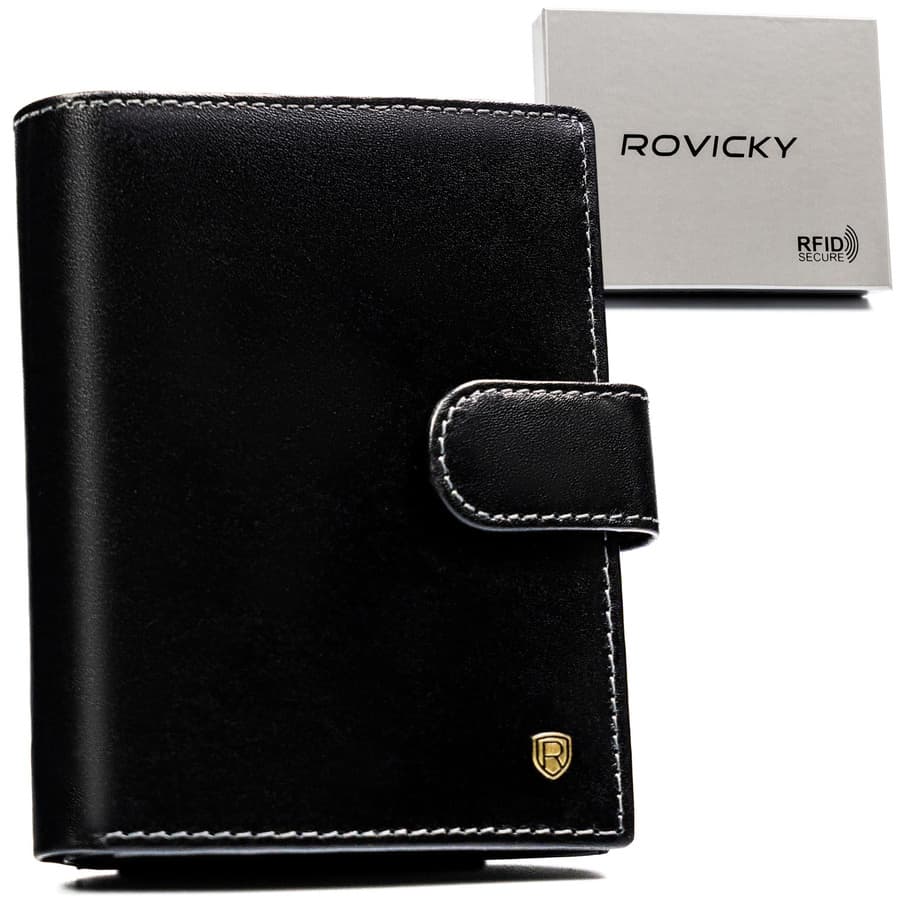 Klasická pánska peňaženka na karty s RFID - Rovicky