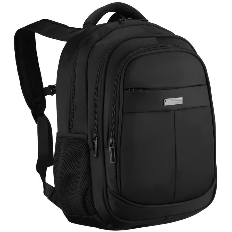 Čierny mestský ruksak na notebook Peterson Amsterdam – 18 l