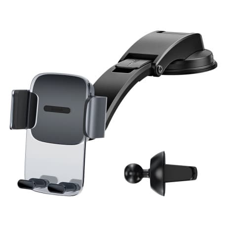 Baseus Car Mount 2in1 držiak na mobil do auta, čierny (SUYK000001) 1