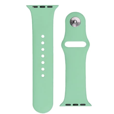 BStrap Silicone remienok na Apple Watch 42/44/45mm, light green 1