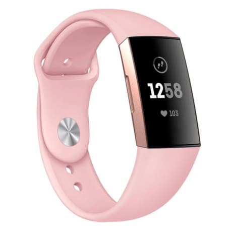 BStrap Silicone (Small) remienok na Fitbit Charge 3 / 4, sand pink (SFI007C05) 1