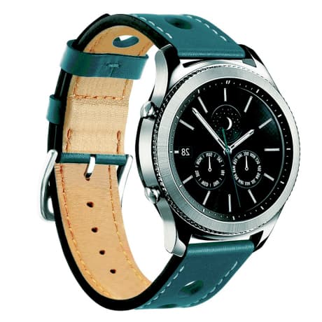 BStrap Leather Italy remienok na Xiaomi Watch S1 Active, blue (SSG009C0413) 1