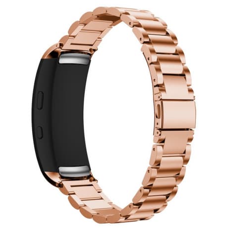 BStrap Stainless Steel remienok na Samsung Gear Fit 2, rose gold (SSG011C04) 1