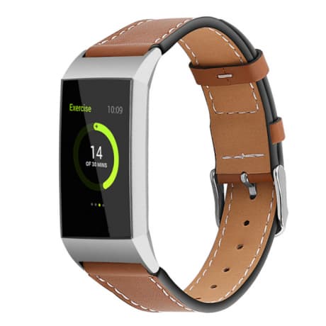 BStrap Leather Italy (Small) remienok na Fitbit Charge 3 / 4, brown (SFI006C11) 1