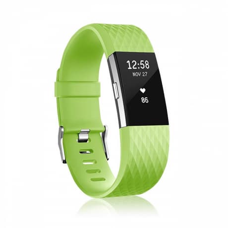 BStrap Silicone Diamond (Small) remienok na Fitbit Charge 2, fruit green (SFI002C32) 1
