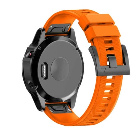 BStrap Silicone Acton remienok na Garmin Fenix 5s / 5s Plus, orange (SGA003C01) 1