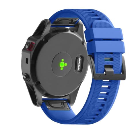 BStrap Silicone Acton remienok na Garmin Fenix 5s / 5s Plus, dark blue (SGA003C04) 1
