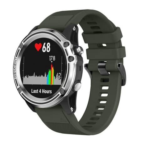 BStrap Silicone Acton remienok na Garmin Fenix 5s / 5s Plus, army green (SGA003C06) 1