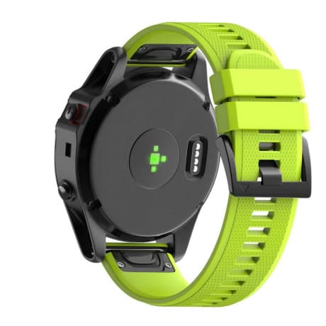 BStrap Silicone Acton remienok na Garmin Fenix 5s / 5s Plus, fruit green (SGA003C07) 1