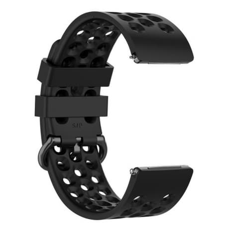 BStrap Silicone (Large) remienok na Fitbit Versa / Versa 2 Pole, black (SFI011C01) 1