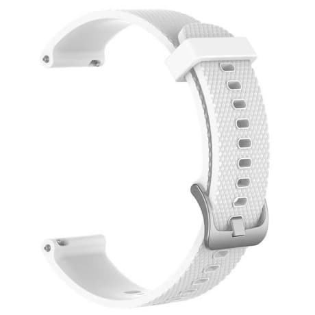 BStrap Silicone Land remienok na Garmin Vivoactive 3, white (SGA005C03) 1