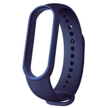 BStrap Silicone remienok na Xiaomi Mi Band 5/6/7, dark blue (SXI011C02) 1