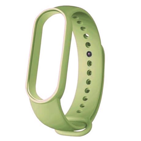 BStrap Silicone remienok na Xiaomi Mi Band 5/6/7, light green (SXI011C07) 1