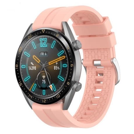 BStrap Silicone Cube remienok na Huawei Watch GT3 46mm, sand pink (SHU004C0910) 1