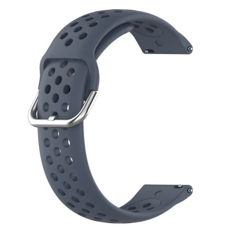 BStrap Silicone Dots remienok na Garmin Vivoactive 4, dark gray (SSG013C1306) 1