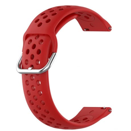 BStrap Silicone Dots remienok na Garmin Vivoactive 4, red (SSG013C1406) 1