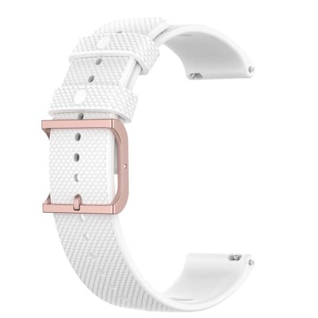 BStrap Silicone Rain remienok na Garmin Vivoactive 5, white 1