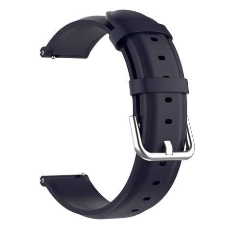 BStrap Leather Lux remienok na Garmin Vivoactive 5, navy blue 1