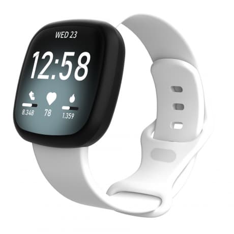 BStrap Silicone (Large) remienok na Fitbit Versa 3, white (SFI013C02) 1